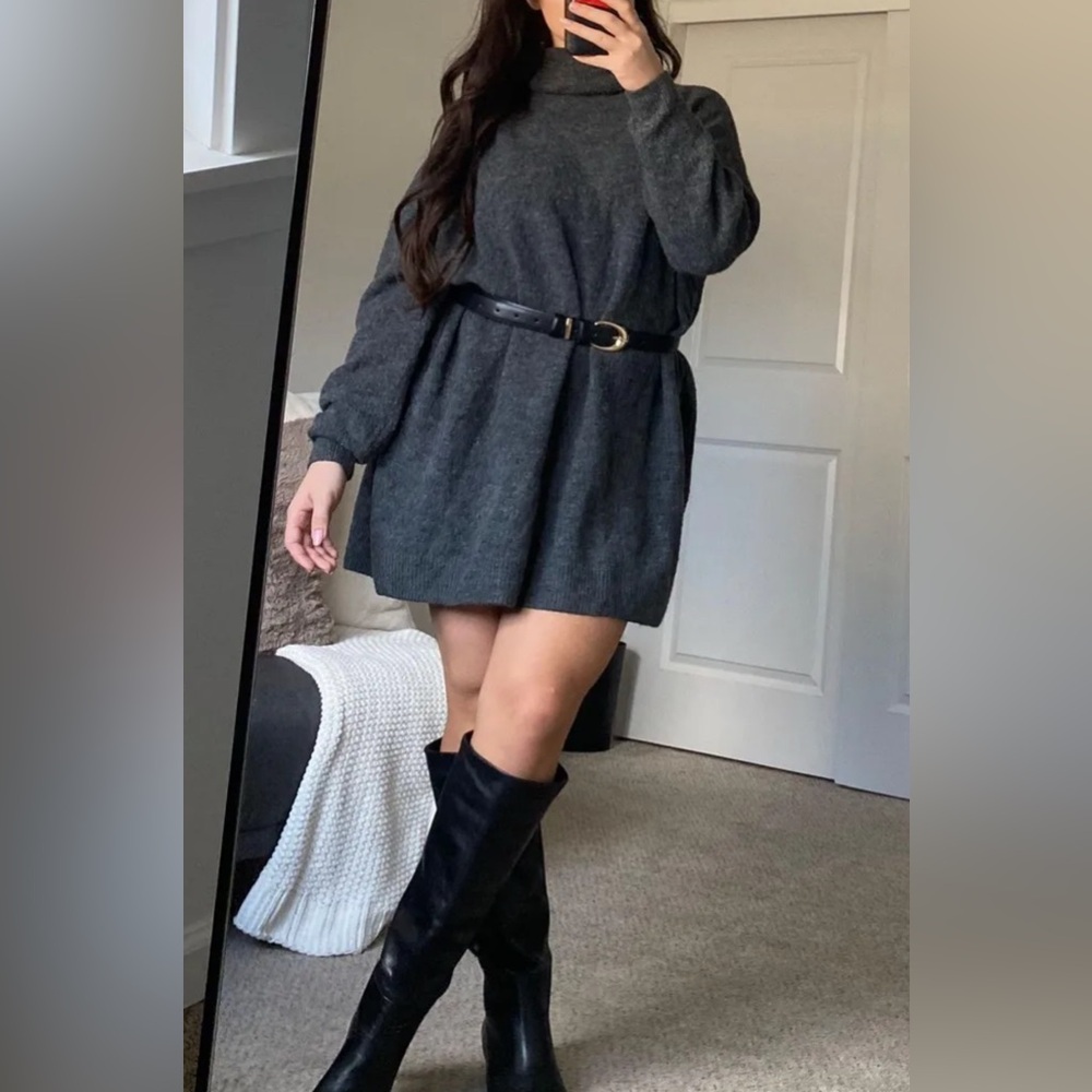 H&M Grey Sweater Dress